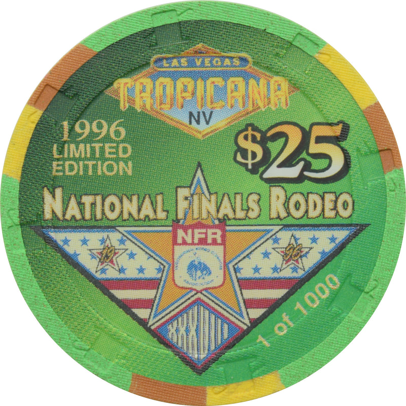 Tropicana Casino Las Vegas Nevada $25 National Finals Rodeo Chip 1996