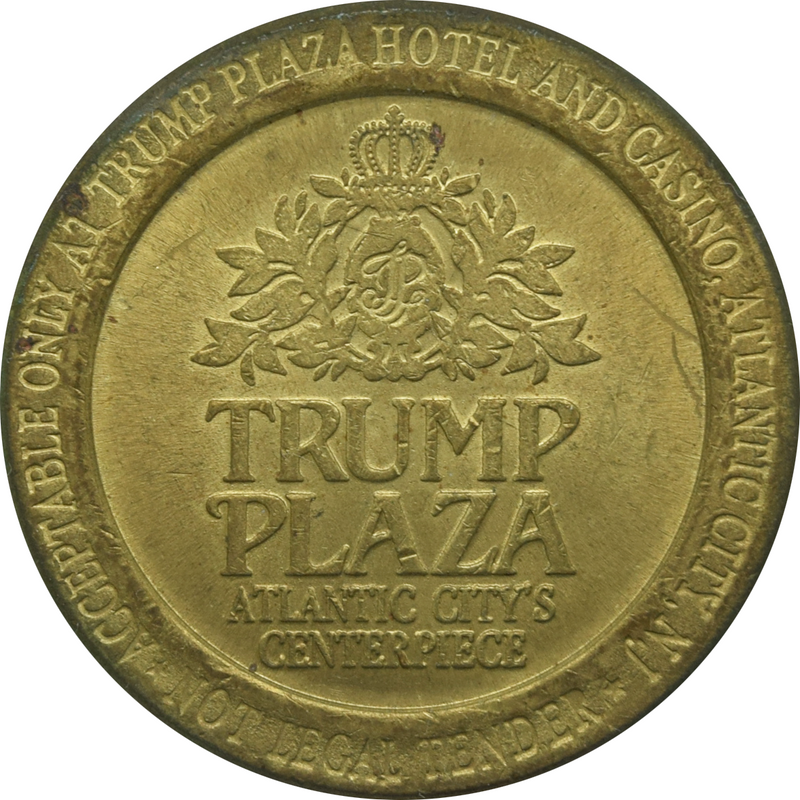 Trump Plaza Casino Atlantic City New Jersey $5 Token
