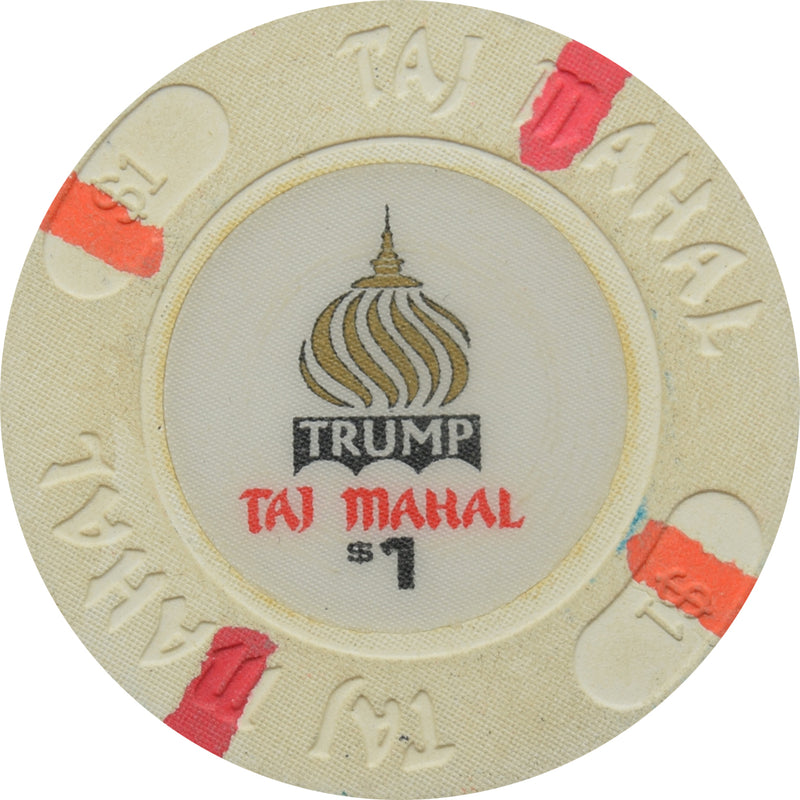 Trump Taj Mahal Casino Atlantic City New Jersey $1 Chip