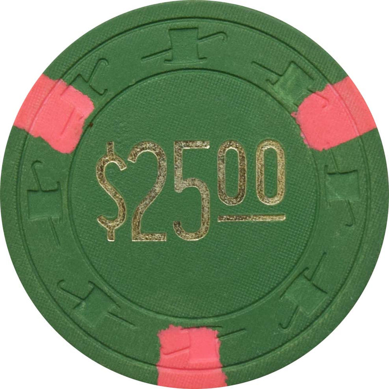 Valley School of Gaming Las Vegas Nevada Set of 22 $25 Chips 1980s