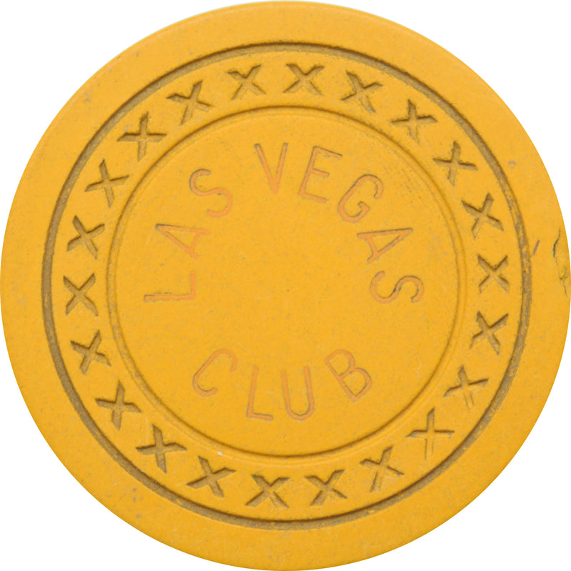 Las Vegas Club Casino Las Vegas Nevada 25 Cent Chip 1930s