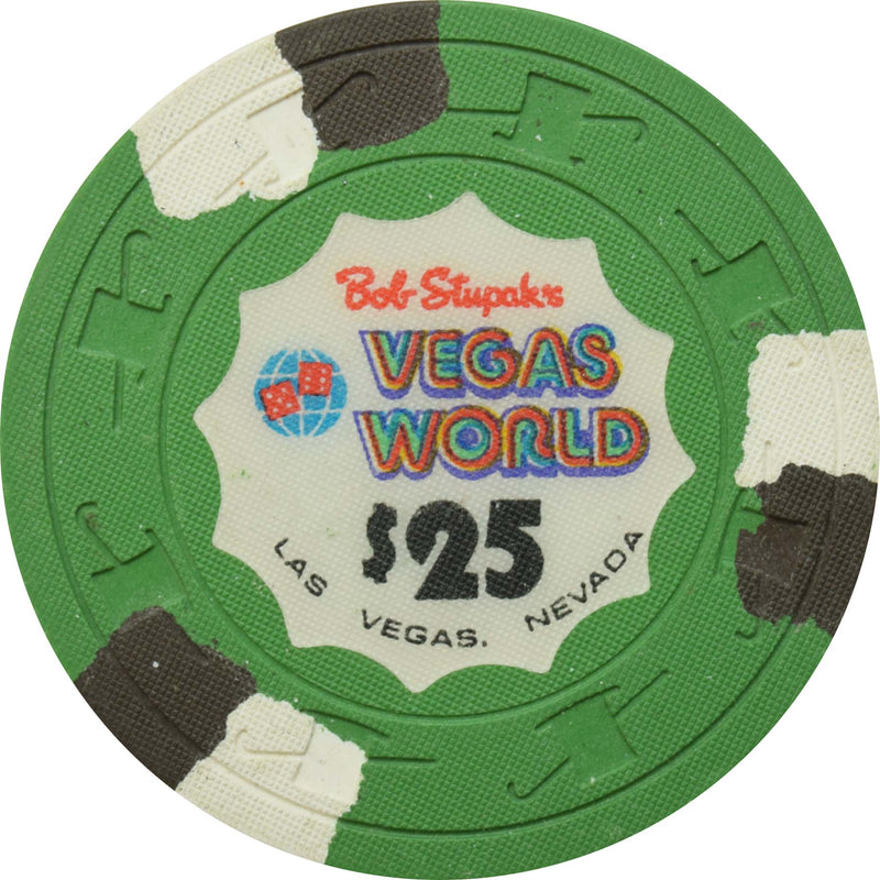 Vegas World Casino Las Vegas Nevada $25 Chip 1980s