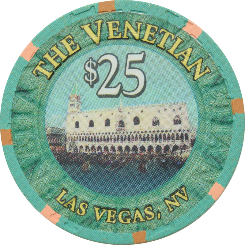 The Venetian Casino Las Vegas Nevada $25 Chip 1999