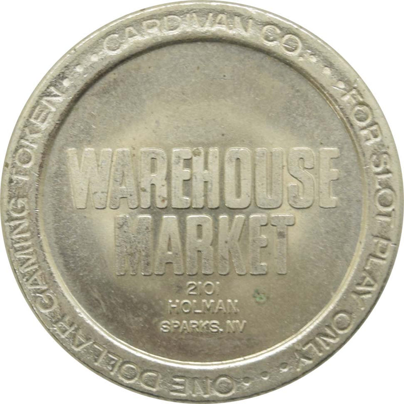 Warehouse Market Casino 2101 Holman $1 Token 1986