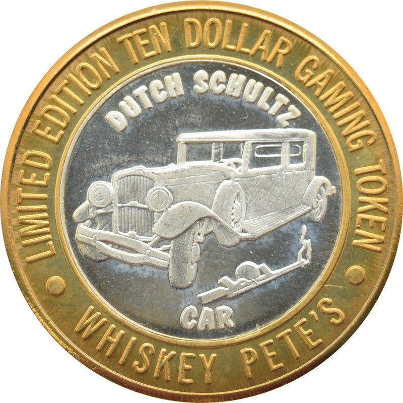 Whiskey Pete's Casino Primm "Dutch Schultz" $10 Silver Strike .999 Fine Silver 1994