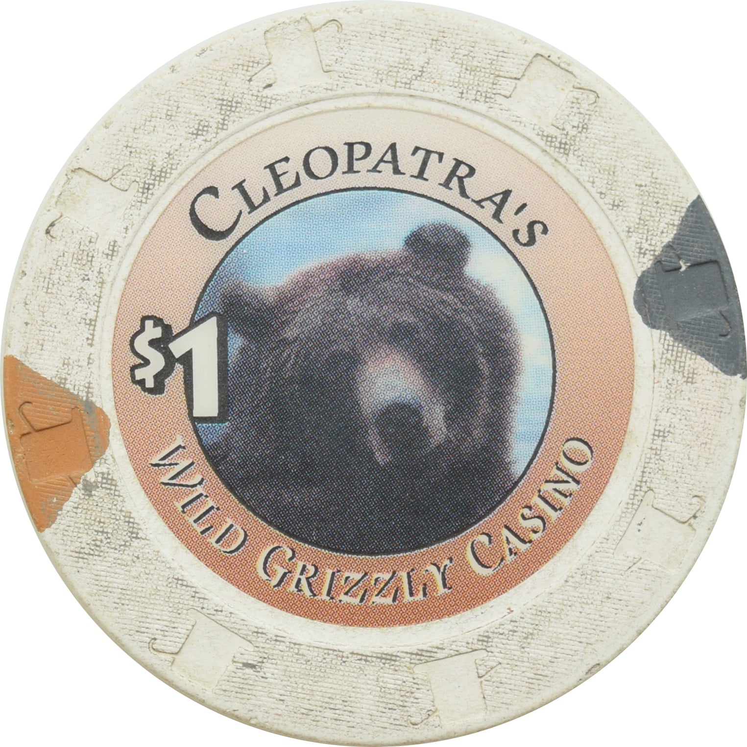 Wild Grizzly Casino Kelso Washington $1 Chip