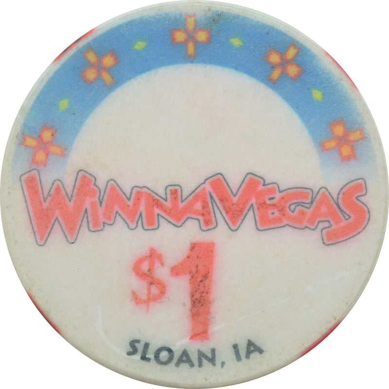 Winnavegas Casino Sloan IA $1 Chip