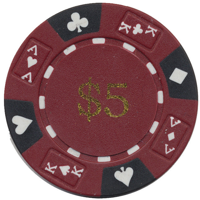 Ace / King Series 14g Poker Chip With Denominations - Spinettis Gaming - 3