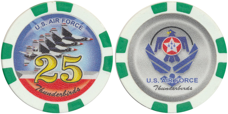 Thunderbirds U.S. Air Force Poker Chips - Spinettis Gaming - 14