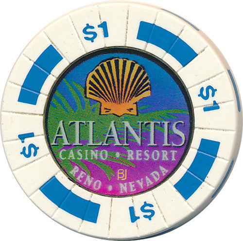 Atlantis, Reno NV $1 Casino Chip - Spinettis Gaming - 1