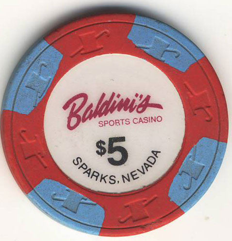 Baldini's Casino $5 Chip - Spinettis Gaming