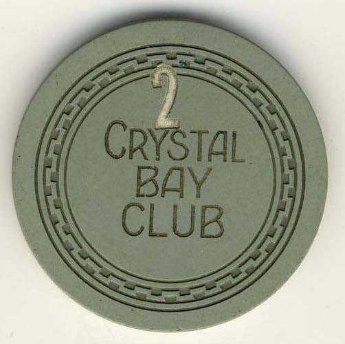 Crystal Bay Club (roulette 1990s) Chip - Spinettis Gaming - 1