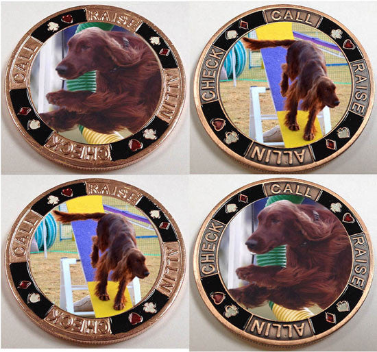 Card Guard Customized Photo Inlay Metal Coin - Spinettis Gaming - 7