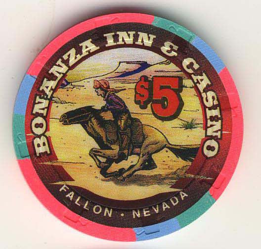 Bonanza Inn Fallon $5 ( pink 1976) - Spinettis Gaming - 2