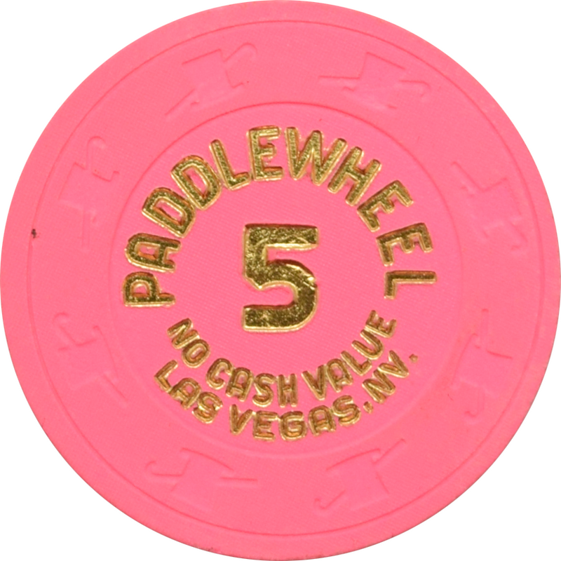 Paddlewheel Casino Las Vegas Nevada 5 NCV Chip 1988