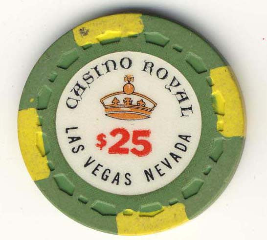 Casino Royal $25 (green 1970) Chip - Spinettis Gaming - 2