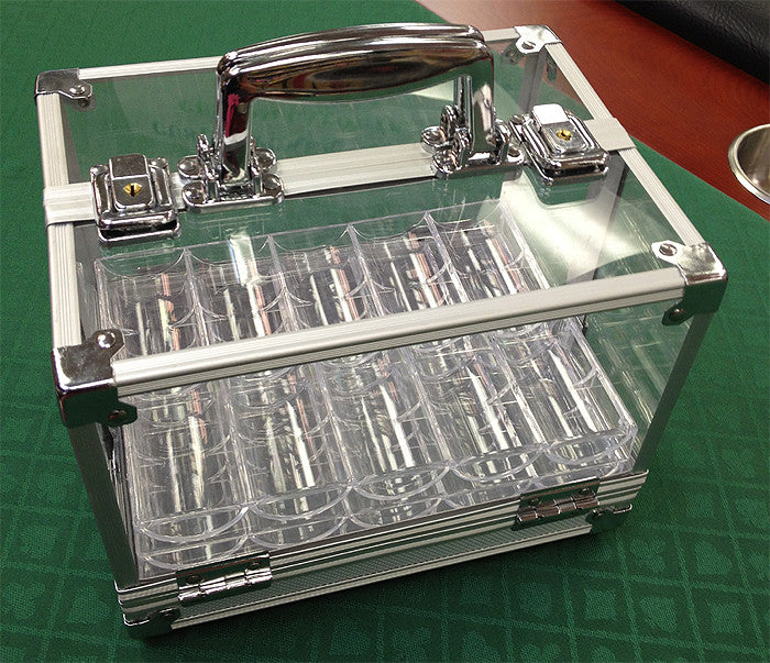 600 Poker Chips Carrier Locking Caddy With 6 Chip Racks - Spinettis Gaming - 4
