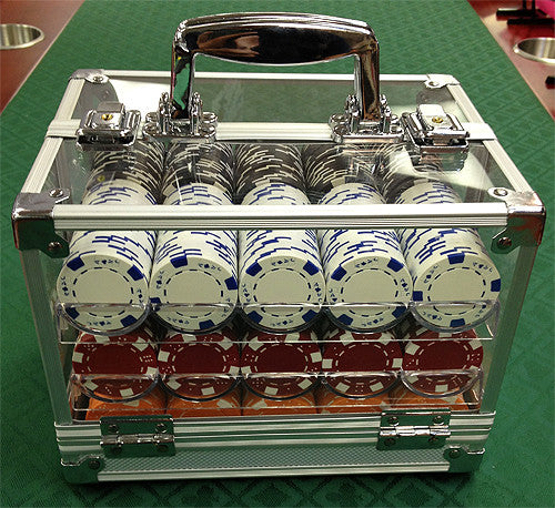 600 Poker Chips Carrier Locking Caddy With 6 Chip Racks - Spinettis Gaming - 5