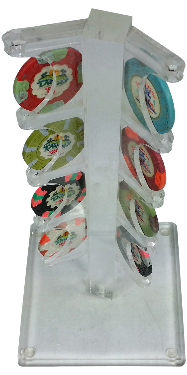 Chip Display Acrylic Tree for 8 Poker Chips - Spinettis Gaming - 4