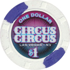 Circus Circus Casino Las Vegas Nevada $1 Chip 2018