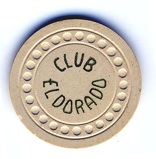 Club Eldorado $100 (off-white) Chip - Spinettis Gaming - 3