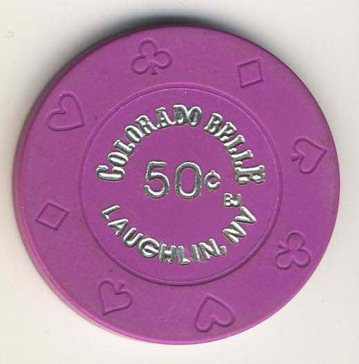 Colorado Belle 50cent (lavender 1994) Chip - Spinettis Gaming