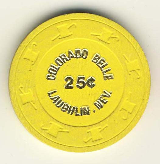 Colorado Belle 25 (yellow 1980) Chip - Spinettis Gaming - 2