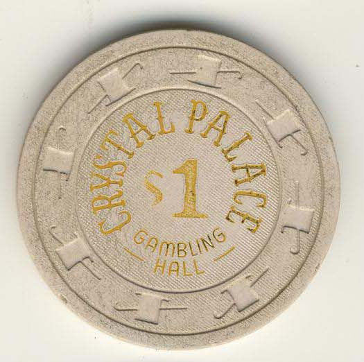 Crystal Palace Casino Laughlin $1 Chip 1978 - Spinettis Gaming