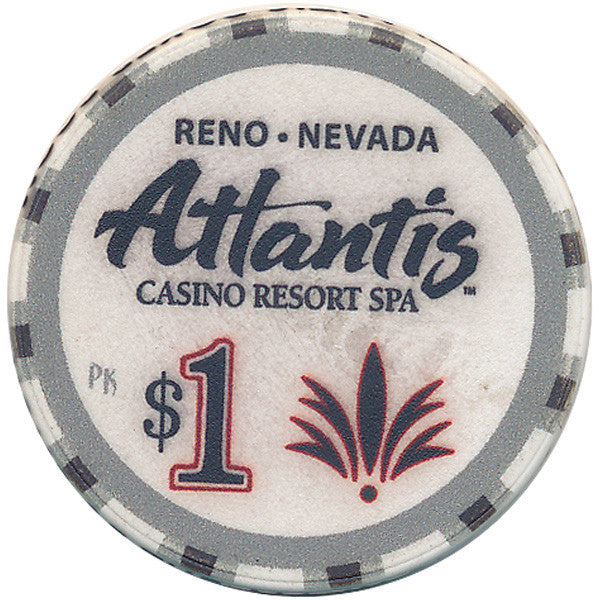 Atlantis, Reno NV (Ceramic Chip) $1 Casino Chip - Spinettis Gaming - 1