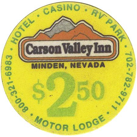 Carson Valley Inn $2.50 Chip - Spinettis Gaming - 1