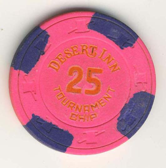 Desert Inn Casino Las Vegas 25 Tournament NCV Chip 1980s - Spinettis Gaming