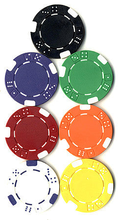 Double Dice Poker Chips - Spinettis Gaming