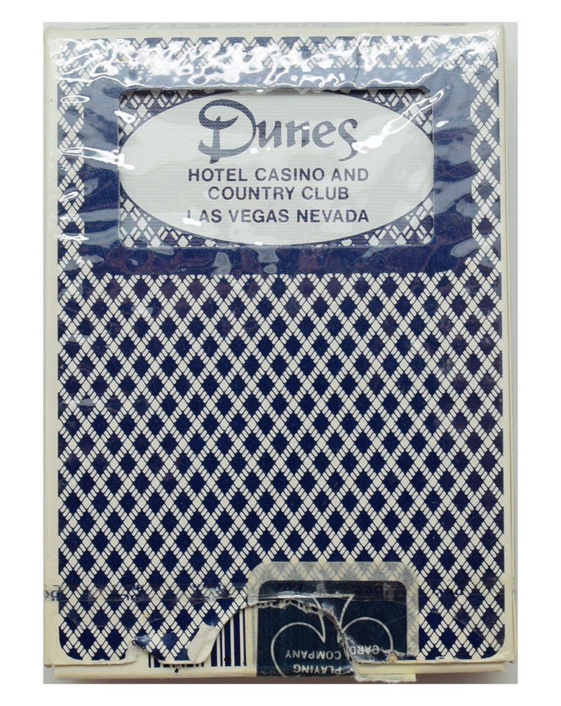 Dunes Hotel and Casino Playing Cards Used Blue Deck Las Vegas NV
