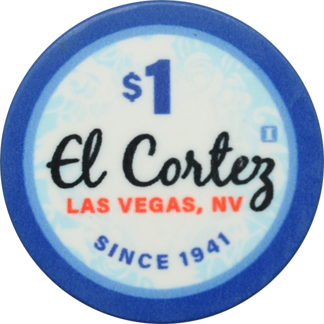 El Cortez Casino Las Vegas Nevada $1 Chip 2023