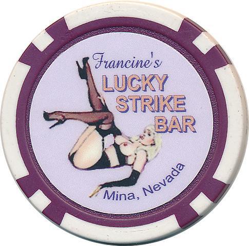Brothel Francine's Lucky Strike Bar Chip - Spinettis Gaming - 4
