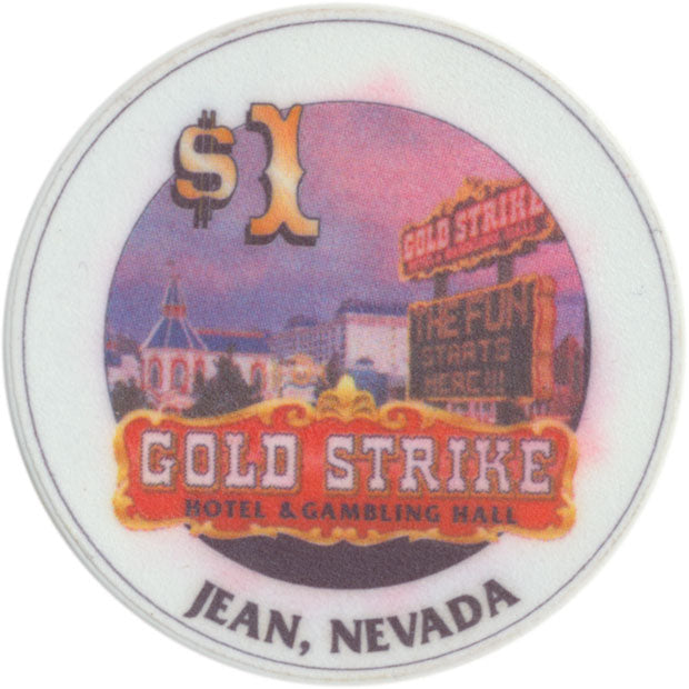 Gold Strike Casino Jean Nevada $1 Chip 1999