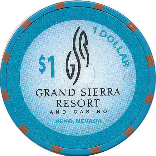 Grand Sierra, Reno NV $1 Casino Chip #1 - Spinettis Gaming - 1