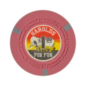 Harolds Club Casino Reno Nevada $1 Chip 1964 Ray A. Smith