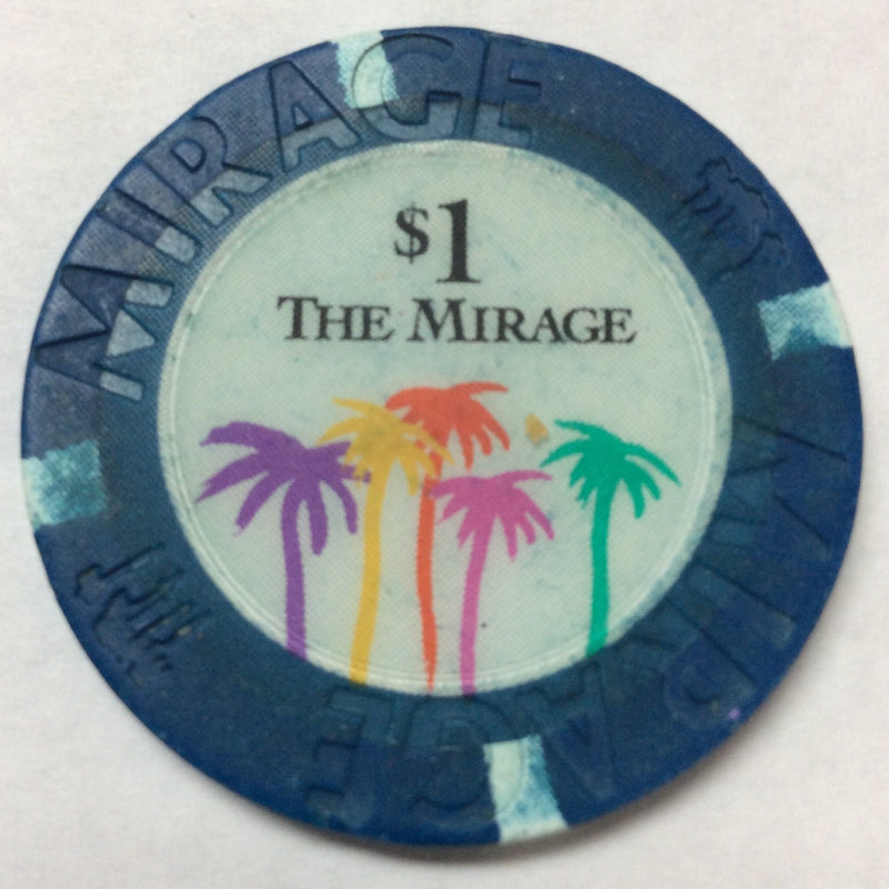 Mirage Casino Las Vegas Nevada $1 Chip 1996