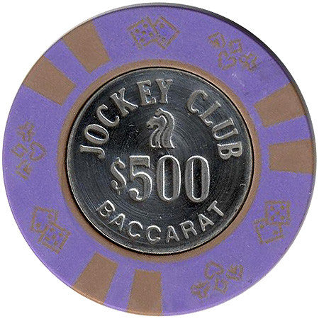 Jockey Club $500 (purple) chip - Spinettis Gaming - 1