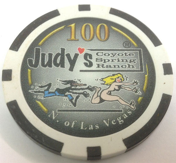 Brothel Judy's Coyote Spring Ranch $100 chip - Spinettis Gaming - 3