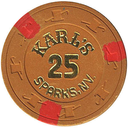 Karl's 25 (No Cash Value) chip - Spinettis Gaming - 1