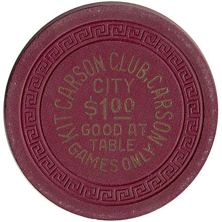 Kit Carson Club $1 chip - Spinettis Gaming - 1