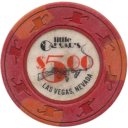 Little Caesars $5 (red) chip - Spinettis Gaming - 1