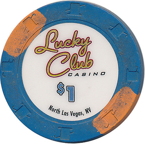 Lucky Club, Las Vegas NV $1 Casino Chip - Spinettis Gaming - 1