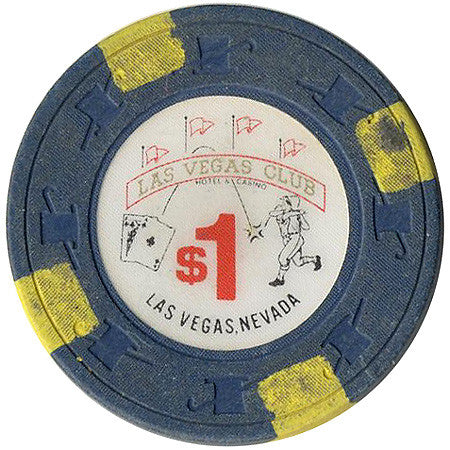 Las Vegas Club $1 (blue) chip - Spinettis Gaming - 1