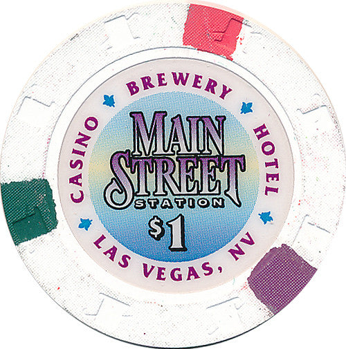 Main Street Station, Las Vegas NV $1 Casino Chip - Spinettis Gaming - 2