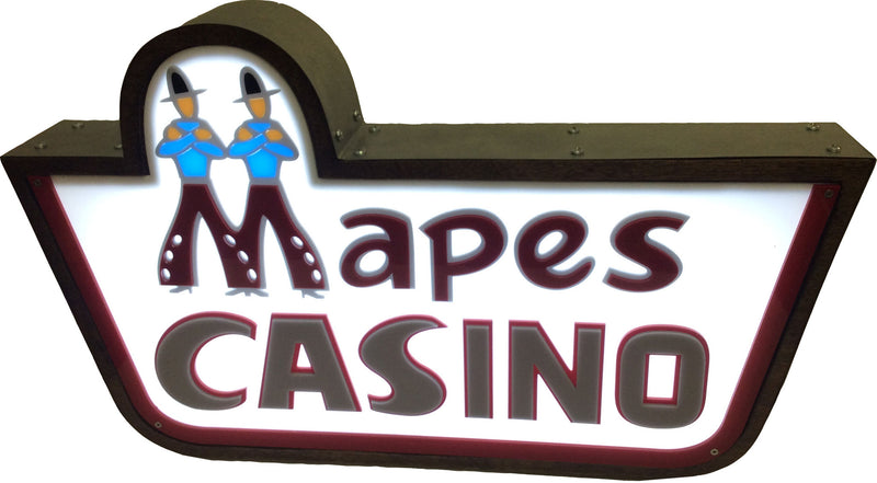 Mapes Casino Marquee Sign Lighted Replica - Spinettis Gaming - 2