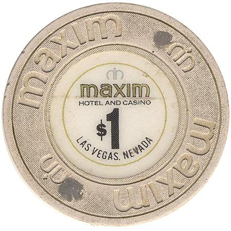 Maxim $1 (beige) chip - Spinettis Gaming