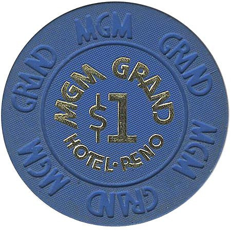 MGM Grand Casino $1 (blue) chip - Spinettis Gaming - 1